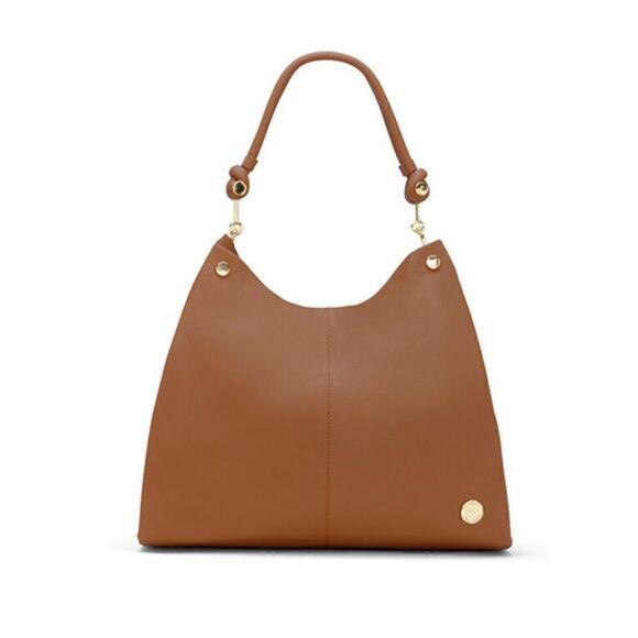 Vince Camuto Handbags - VINCE CAMUTO | Ruell Leather Tote Bag (Russet Brown)
